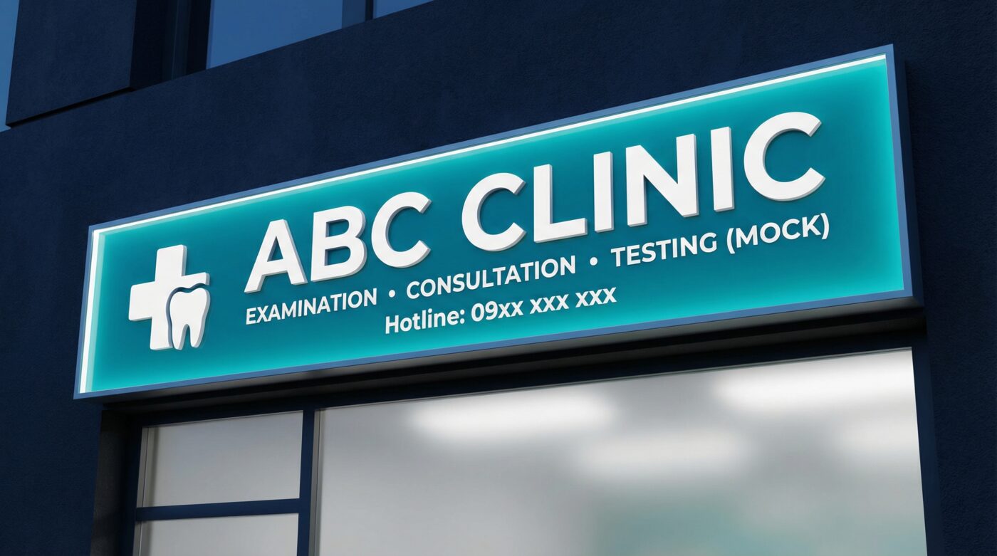 Biển Hiệu Phòng Khám Nha Khoa tại TPHCM