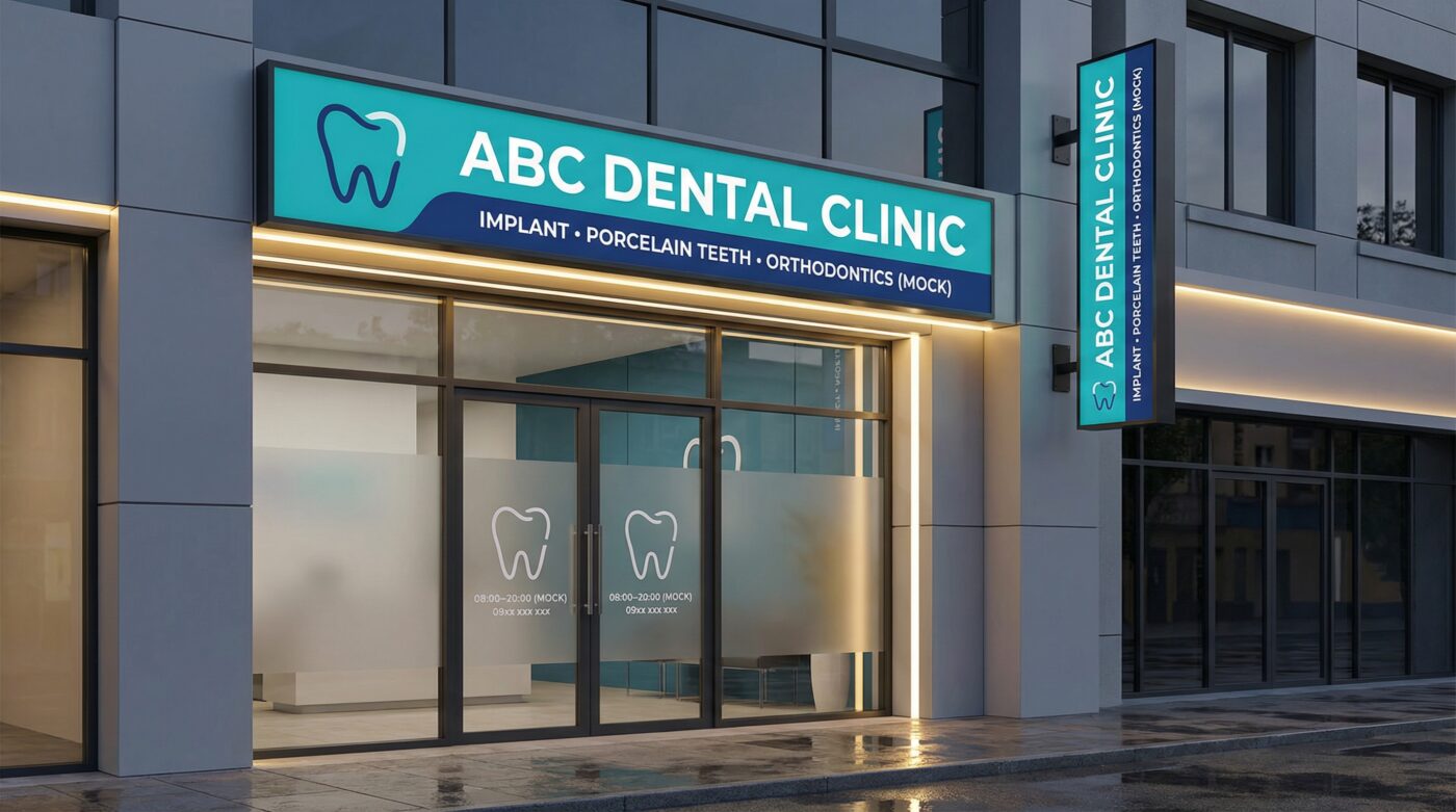 Biển Hiệu Phòng Khám Nha Khoa tại TPHCM