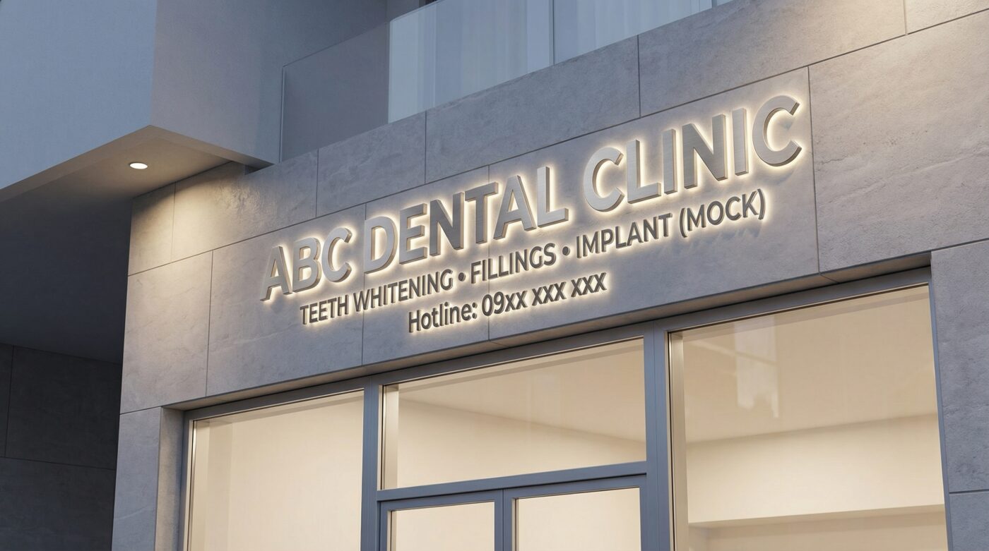 Thi Công Biển Hiệu Đẹp Tại TPHCM