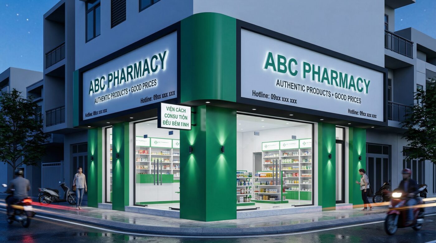 Thi Công Nhà Thuốc Trọn Gói Từ A–Z tại TPHCM