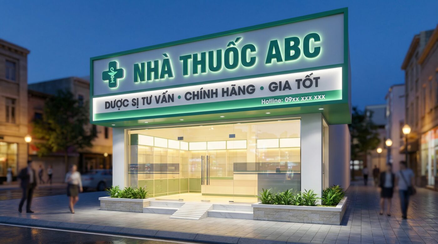 Thi Công Nhà Thuốc Tại Bình Dương/Đồng Nai: Nhận Làm Nhanh, Có Xưởng Sản Xuất