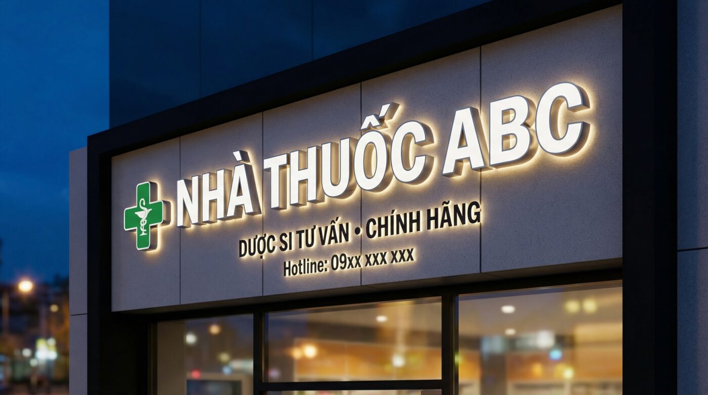 Thi Công Nhà Thuốc Tại Bình Dương/Đồng Nai: Nhận Làm Nhanh, Có Xưởng Sản Xuất
