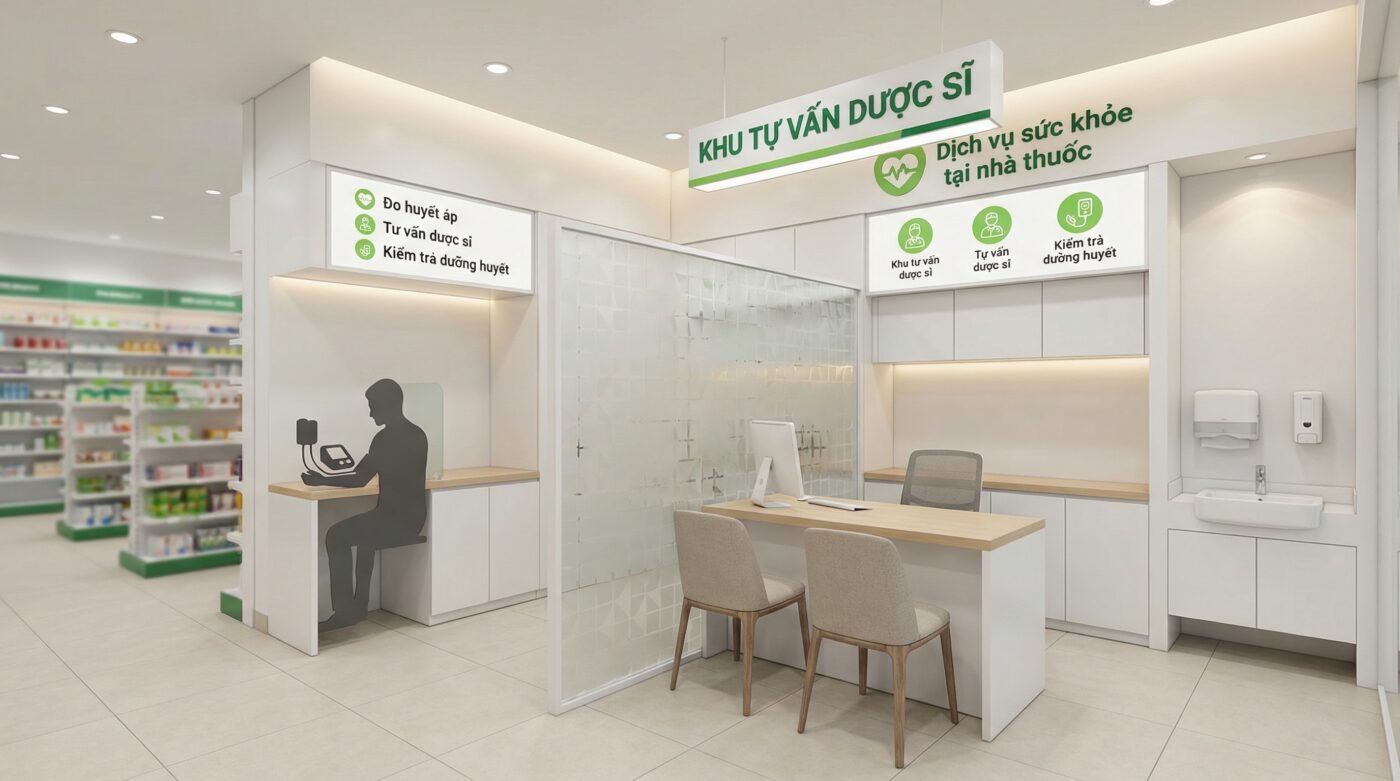 Thi Công Nhà Thuốc Tại Bình Dương/Đồng Nai: Nhận Làm Nhanh, Có Xưởng Sản Xuất