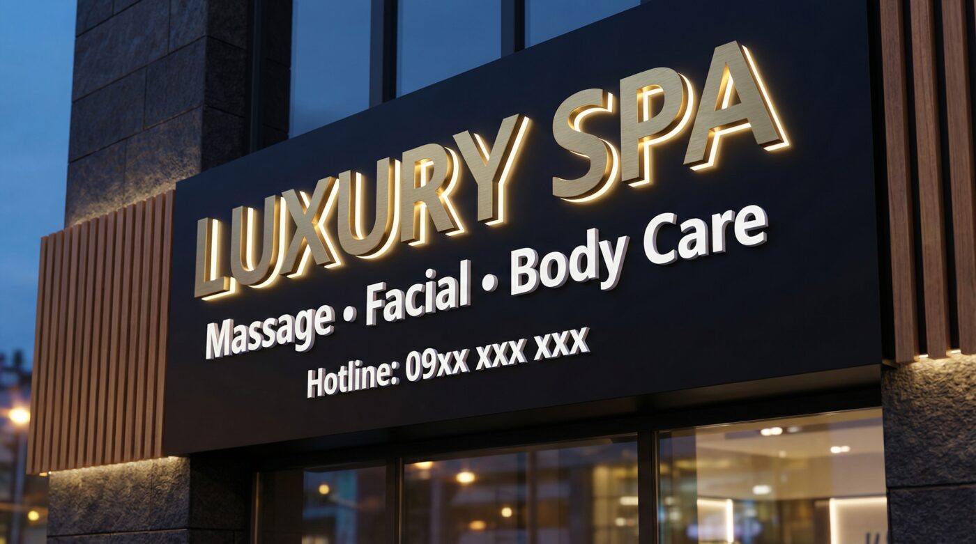 Thi Công Biển Hiệu Đẹp Tại TPHCM