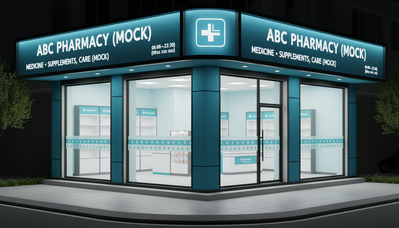 Top 15 Mẫu Thiết Kế Nhà Thuốc Đẹp – Tối Ưu Trưng Bày, Sáng & Sạch