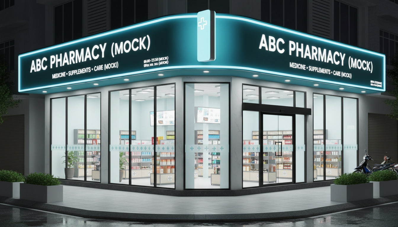 Top 15 Mẫu Thiết Kế Nhà Thuốc Đẹp – Tối Ưu Trưng Bày, Sáng & Sạch
