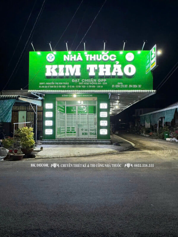 Thi Công Nhà Thuốc Phòng Khám