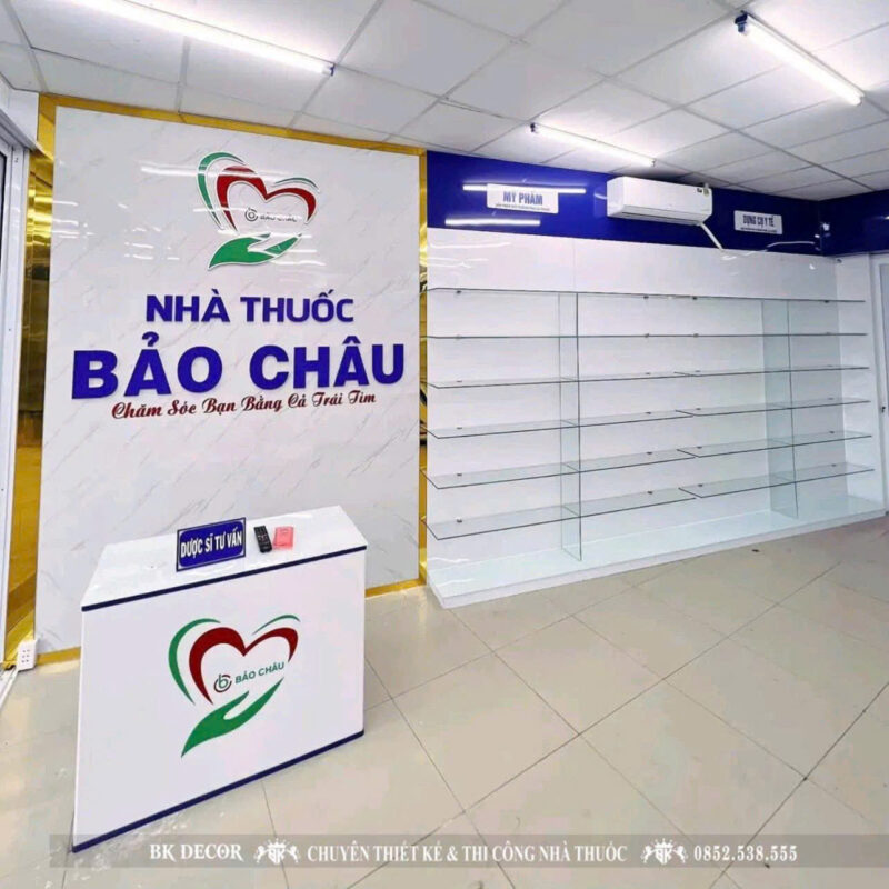 Thi công trọn gói nhà thuốc chuẩn GPP tại TP.HCM