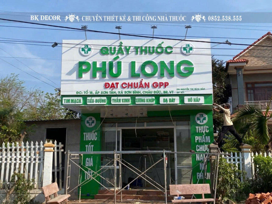 Mẫu Biển Quảng Cáo Nhà Thuốc Đẹp