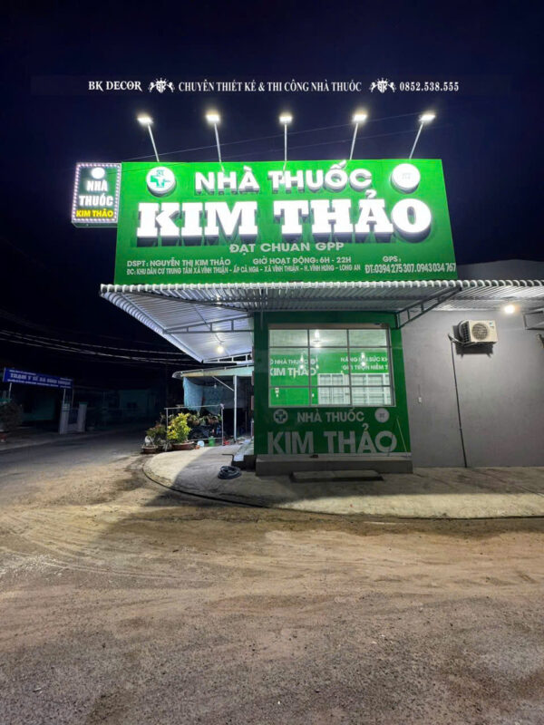 Thi Công Nhà Thuốc Phòng Khám