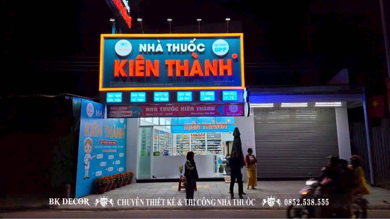 Mẫu Biển Quảng Cáo Nhà Thuốc Đẹp