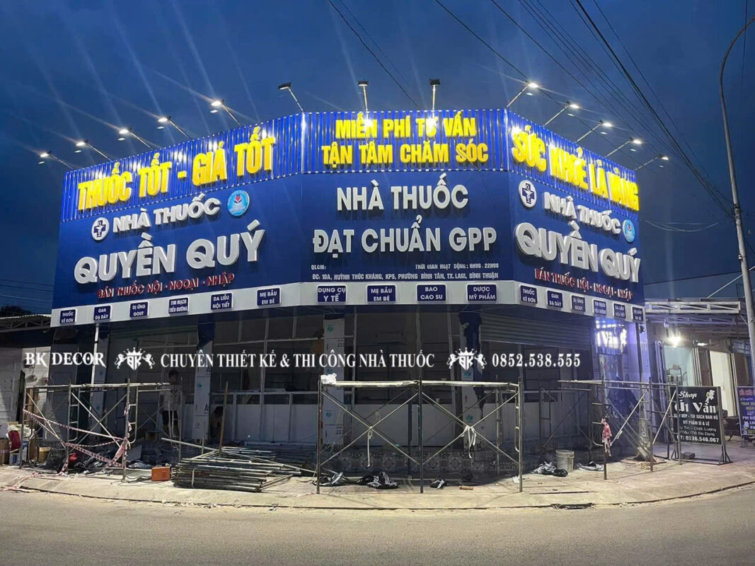 Mẫu Biển Quảng Cáo Nhà Thuốc Đẹp