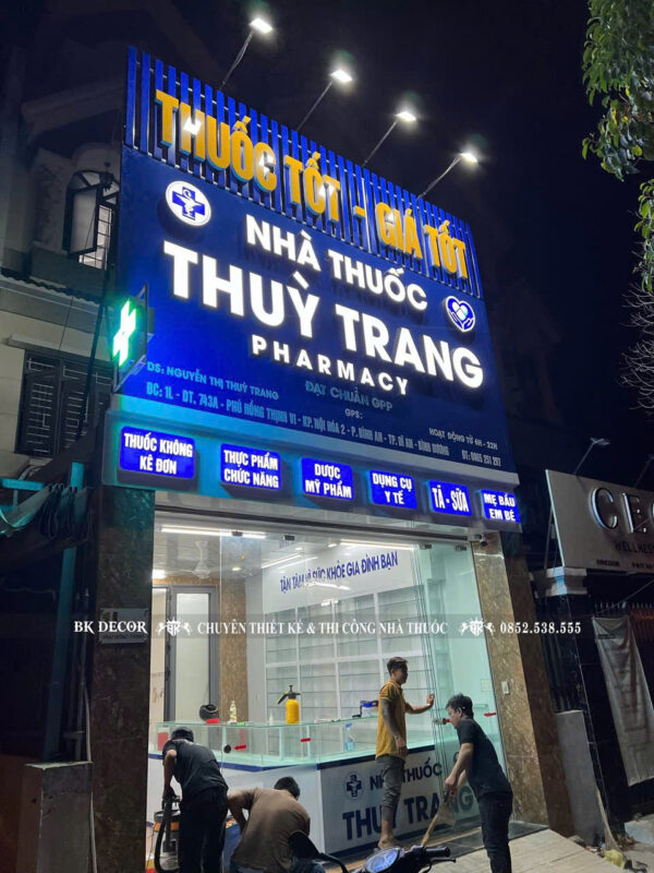 Mẫu Biển Quảng Cáo Nhà Thuốc Đẹp