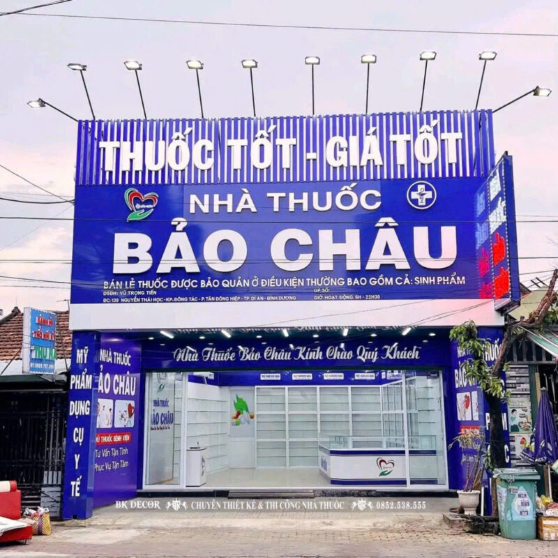 Thi công trọn gói nhà thuốc chuẩn GPP tại TP.HCM
