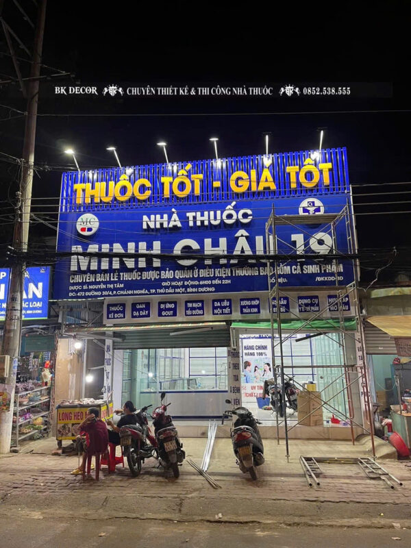 Thi Công Nhà Thuốc Trọn Gói Từ A–Z tại TPHCM