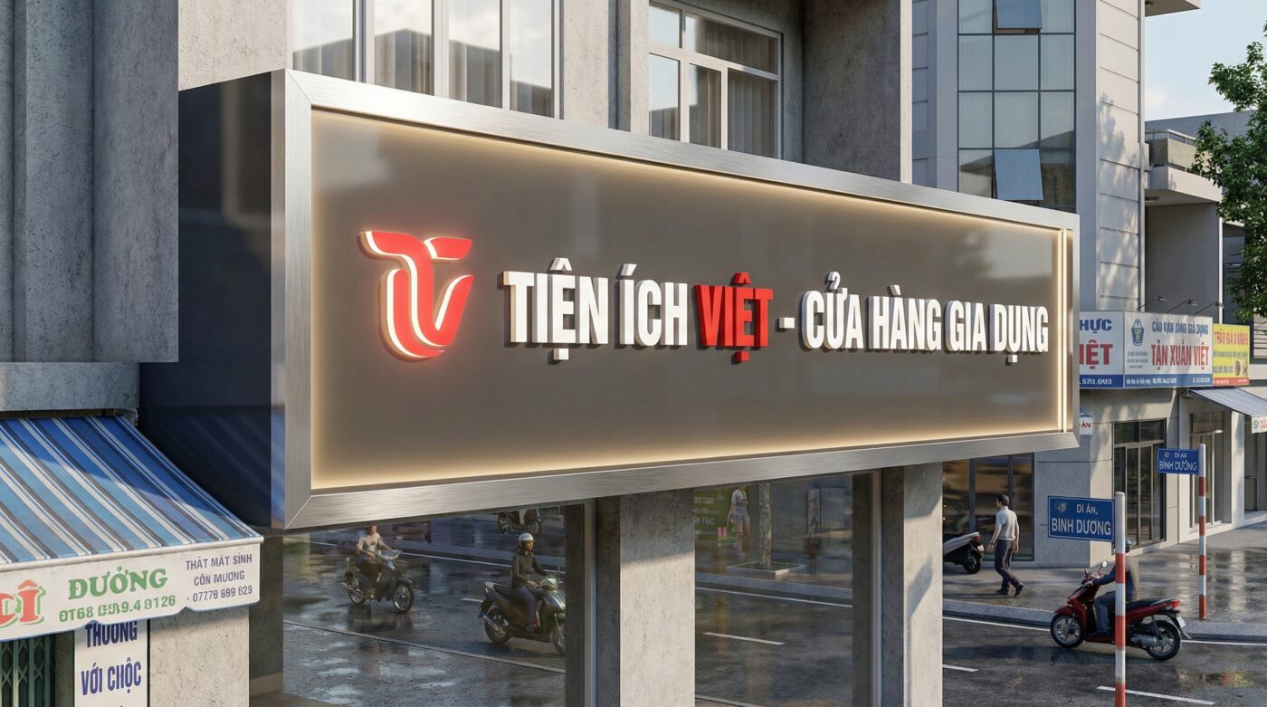 Thi Công Bảng Hiệu Quảng Cáo Alu Tại Dĩ An